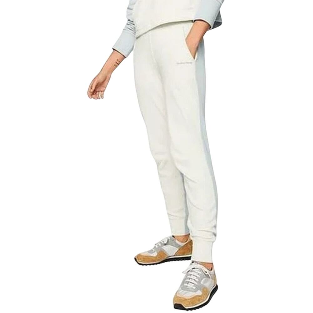 Outdoor Voices Cream Grey Colorblock Jogger Sweatpants Womens S Casual Athletic